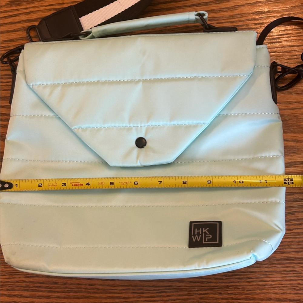 IHKWIP Mint Quilted Couture Crossbody Bag 2 Straps Envelope Style Magnetic Close - Picture 13 of 16